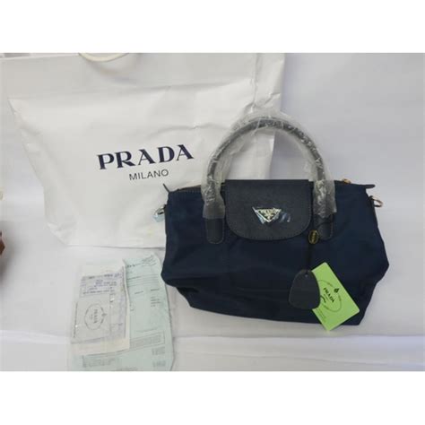 Prada Handbag B8888 Vela Nero .